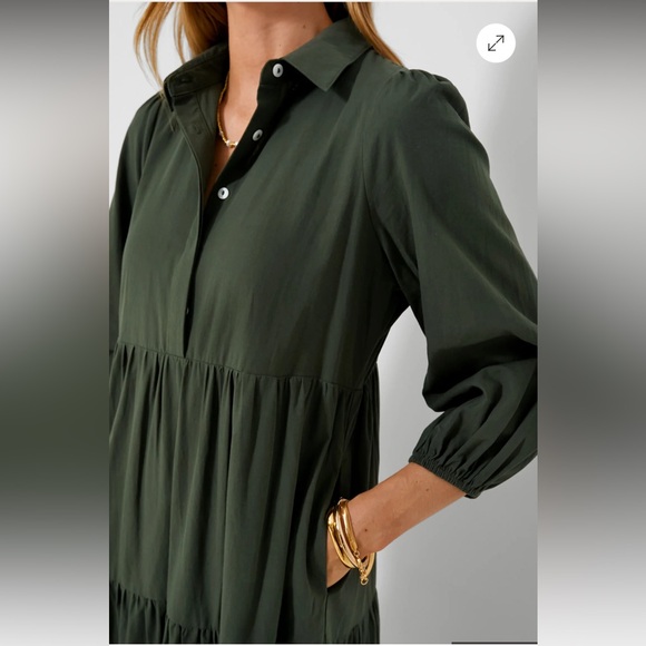 NWT Tuckernuck Pomander Place Sedona Sage Mabel Maxi Dress, Small - Picture 4 of 4